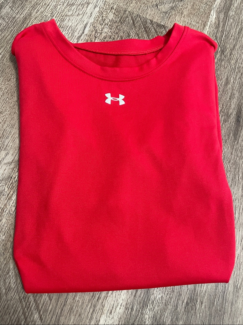Under Armour Women's Vibrant Red Short Sleeve Tee - Picture 9 of 9